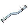 Britpart Front Exhaust Silencer Replacement Pipe for Discovery 2 Td5, a metallic exhaust pipe with flanges and mounting hardware for vehicle exhaust system repair.