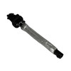 Direct Replacement Steering Column Lower Shaft with Universal Joint for Discovery 3/4 and Range Rover Sport (2004-2016) - image showing the black metal lower shaft with a universal joint, designed for vehicle steering system replacement.