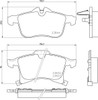 Mintex Front Brake Pads Vauxhall Astra, Corsa & Zafira Mintex MDB2633, technical drawing with detailed dimensions. Mintex Front Brake Pads Vauxhall Astra, Corsa & Zafira Mintex MDB2633, technical drawing with detailed dimensions.