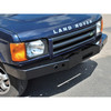 Heavy-duty 5mm steel front winch bumper for Discovery 2 with recovery and Hi-Lift jacking points