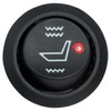 Waeco Retrofit Heated Seat Kit WAECO for Defender, black circular control switch with heated seat icon and indicator light. Waeco Retrofit Heated Seat Kit WAECO for Defender, black circular control switch with heated seat icon and indicator light.
