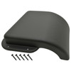 Britpart Snow Cowl Right Hand Drive for Defender, black plastic vehicle part with mounting screws included.