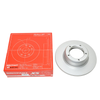 BRITPARTXS Front Solid Brake Discs, OEM specification for Defender, next to the product packaging.