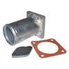Britpart EGR Blanking Kit for Defender Td5, metal engine component with gasket and mounting plate for EGR valve blanking.