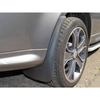 Terrafirma Rear Mud Flaps for Range Rover Sport L320, close-up of rear mud flaps protecting the wheel arch and tire from dirt and debris.