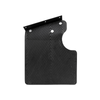 Defender 90 Rear Left-Hand Mudflap Britpart Black Logo Branded with Exhaust Cut-Out - LR055340BP from JGS4x4