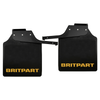 Defender 110/130 Crew Cab Rear Mudflap Pair with Yellow Logo from JGS4x4