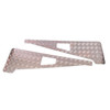 Defender Chequer Plate Wing Top Protector Pair Natural Aluminium from JGS4x4