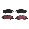 JGS 4X4 Performance Brake Kit - Drilled & Grooved Discs with EBC Pads for Range Rover Sport L320, image showing front brake discs and pads with packaging.
