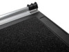 Britpart Dog Ramp Telescopic Lightweight Non Slip For 4x4's Vans Cars, close-up view of the textured non-slip surface on the ramp with a durable metal frame.