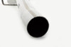 Terrafirma De-Cat Front Down Pipe for Discovery 3 2.7 TDV6, front view showing cylindrical metal exhaust pipe with a black interior opening.