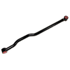 Terrafirma Heavy Duty Adjustable Panhard Rod for Discovery 2, black metal vehicle part with red and black circular end caps.