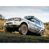 Terrafirma 18X8 ET45 Steel Wheel for Discovery 3, Discovery 4, Range Rover Sport, image of a black steel wheel with circular holes and a central hub