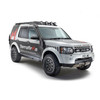 Terrafirma 18X8 ET45 Steel Wheel for Discovery 3, Discovery 4, Range Rover Sport, image of a black steel wheel with circular holes and a central hub
