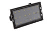 Britpart LED Number Plate Lamp for Discovery 3, black rectangular LED light with multiple yellow LEDs for vehicle license plate illumination. Britpart LED Number Plate Lamp for Discovery 3, black rectangular LED light with multiple yellow LEDs for vehicle license plate illumination.