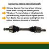 Signs you need a new driveshaft LR072069