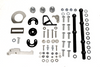Terrafirma Swingaway Spare Wheel Carrier for Discovery 3 and Discovery 4, TF053, spare wheel carrier mounting kit with various metal brackets, bolts, washers, and straps for vehicle installation. Terrafirma Swingaway Spare Wheel Carrier for Discovery 3 and Discovery 4, TF053, spare wheel carrier mounting kit with various metal brackets, bolts, washers, and straps for vehicle installation.