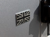 Self Adhesive Black & Chrome Union Jack Badge from JGS4x4