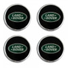 Land Rover Wheel Centre Cap Black & Silver 4Pcs from JGS4x4