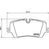 Defender L663 Onwards Rear Brake Pads BRITPARTXS XS from JGS4x4