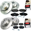 Brake Kit Front & Rear Brake Discs With Delphi Brake Pads Kit for Discovery 2 from JGS4x4