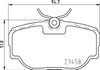 Discovery 2 L318 1998-2004 Rear Brake Pads Delphi - SFP500130D