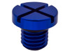 Range Rover L322 Coolant Overflow Container Bleed Screw Blue Aluminium from JGS4x4