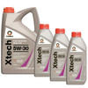 Comma XTech 5W30 fully synthetic engine oil 5 litre and 1 litre bottles set
