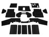 Front Black Carpet Set 300Tdi/Td5 - DA4911 for Defender R380 from JGS4x4