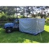 Terrafirma Terradactyl 2.5m awning room enclosure attached providing full shelter around vehicle