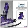 Low Profile Short Chassis Trolley Jack 2 Tonne - Purple