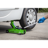 Short Chassis Trolley Jack with Storage Case 2 Tonne - Green
