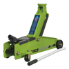 Heavy-Duty Long Reach Trolley Jack 3 Tonne - Green