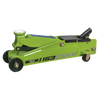 Heavy-Duty Long Reach Trolley Jack 3 Tonne - Green