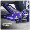 Low Profile Trolley Jack with Rocket Lift 2.25 Tonne - Purple