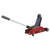 180° Handle Low Profile Short Chassis Trolley Jack 2 Tonne - Red