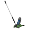 Low Profile Trolley Jack with Rocket Lift 3 Tonne - Green