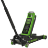 Premier Low Profile Trolley Jack with Rocket Lift 3 Tonne - Green