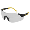 Worksafe® Sports Style Clear Safety Glasses with Adjustable Arms