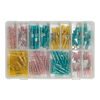 Adhesive Lined Heat Shrink Terminal Assortment 142pc - Blue, Red & Yellow
