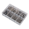 Stainless Steel O-Clip Single Ear Assortment 160pc