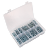 Zinc Plated Self-Tapping Countersunk Pozi Screw Assortment 600pc