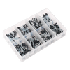 Black Anodised Rivet Assortment 200pc