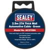 27A Thick Wall Automotive Cable 2.5m - Green