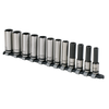 Premier Black Deep Lock-On Socket Set 3/8"Sq Drive 12pc