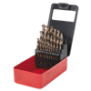 HSS Cobalt Fully Ground Drill Bit Set 25pc