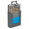 HSS Fully Ground Drill Bit Set 19pc - DIN 338