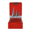 Double Flute HSS M2 Step Drill Bit Set 3pc