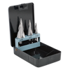 Spiral Flute HSS 4341 Step Drill Bit Set 3pc