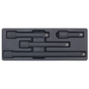 Premier Impact Extension Bar Set 1/2"Sq Drive 4pc